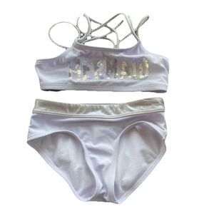 Justice Sequence Mermaid Bikini Purple Size 7